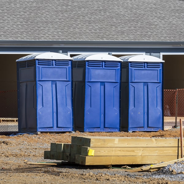 are there different sizes of portable toilets available for rent in Camptonville CA